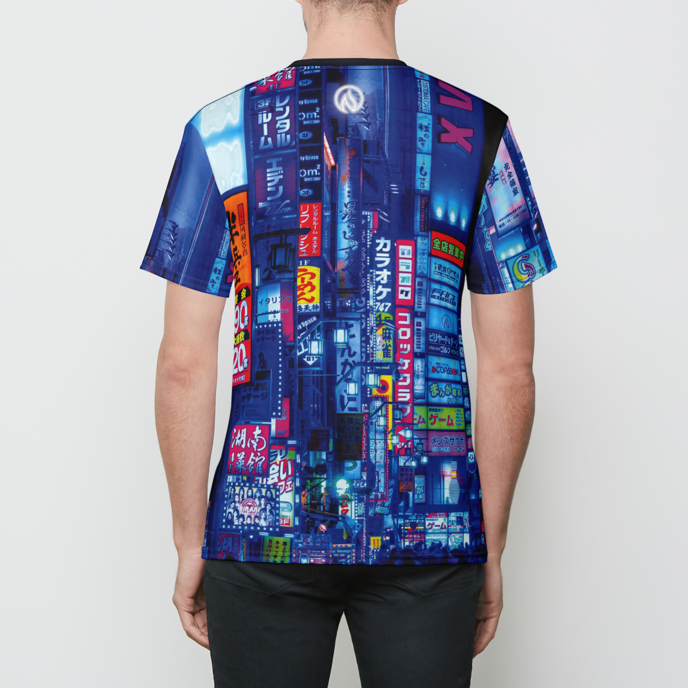 Lucky Cat Mens Crewneck T-Shirt