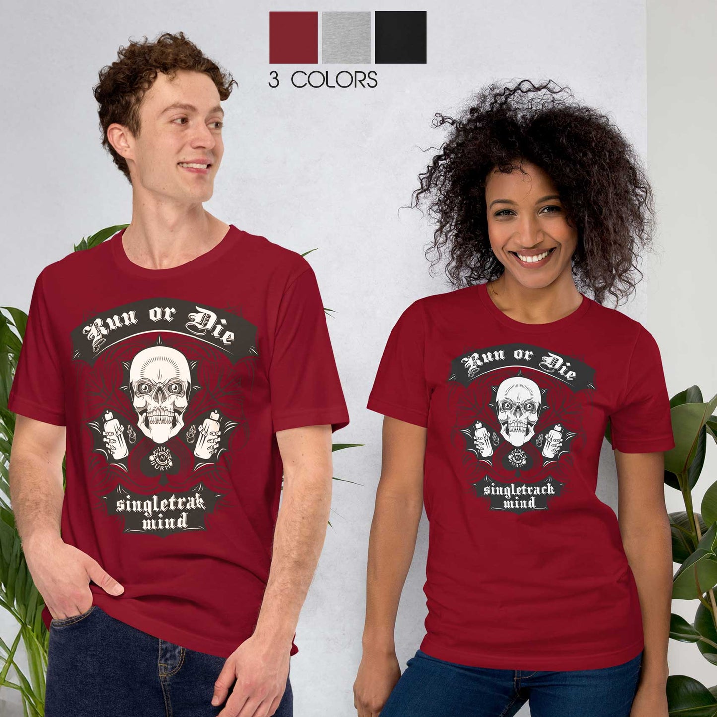 Run or Die™ Unisex Cotton T-Shirt