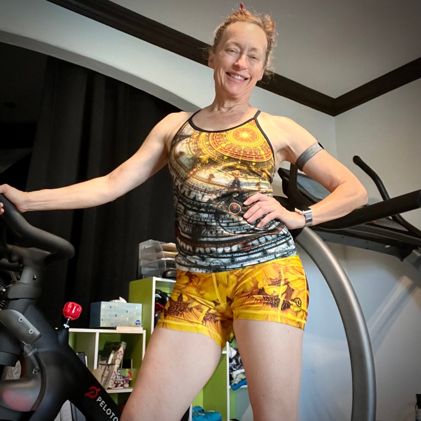 Sunflower 4" Running Shorts