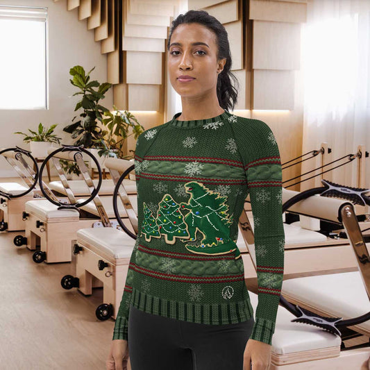 Women's Holiday Cookie Monster Rash Guard