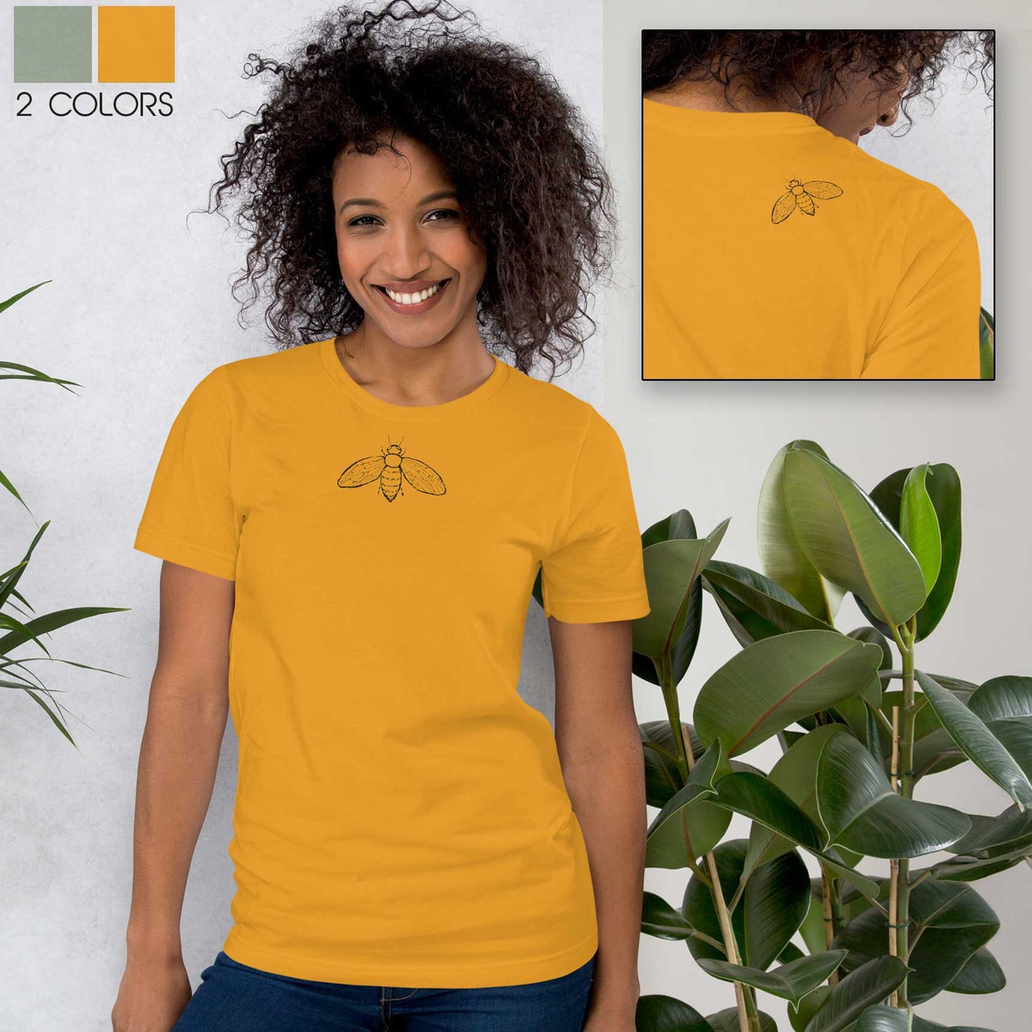 Just Bee Unisex Cotton T-Shirt