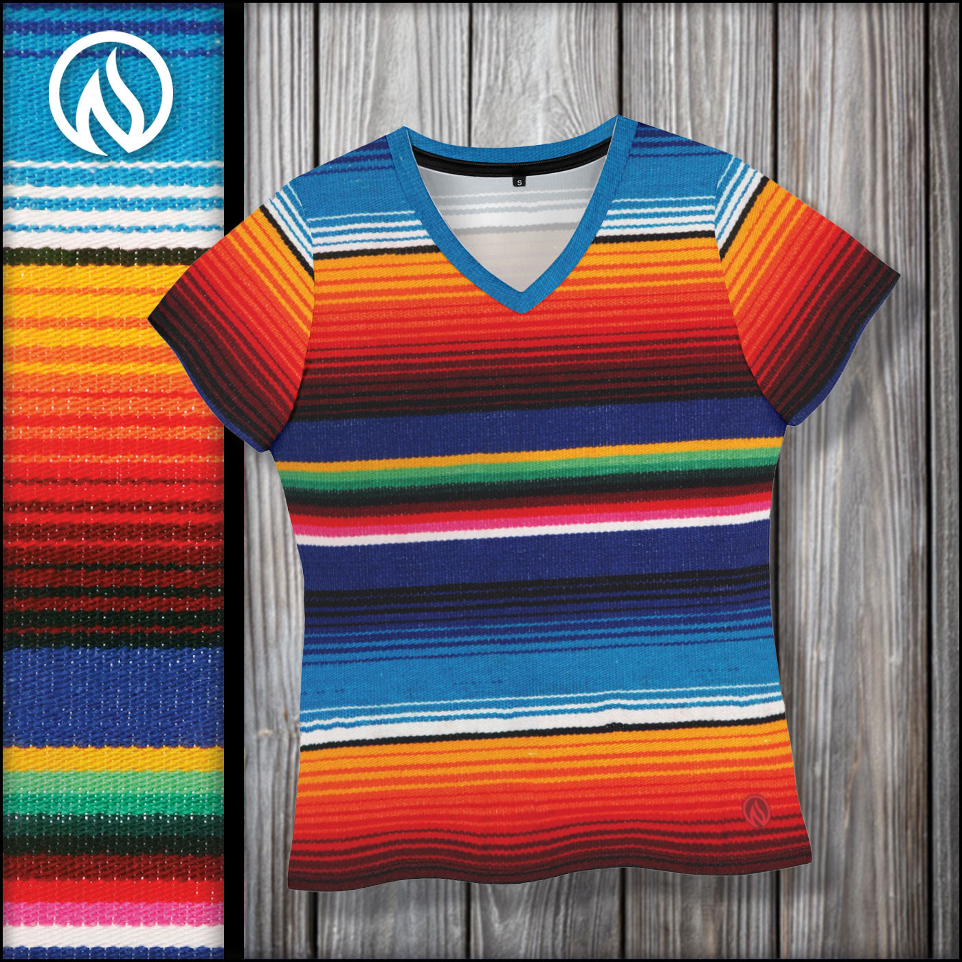 Sarape V-Neck T-Shirt