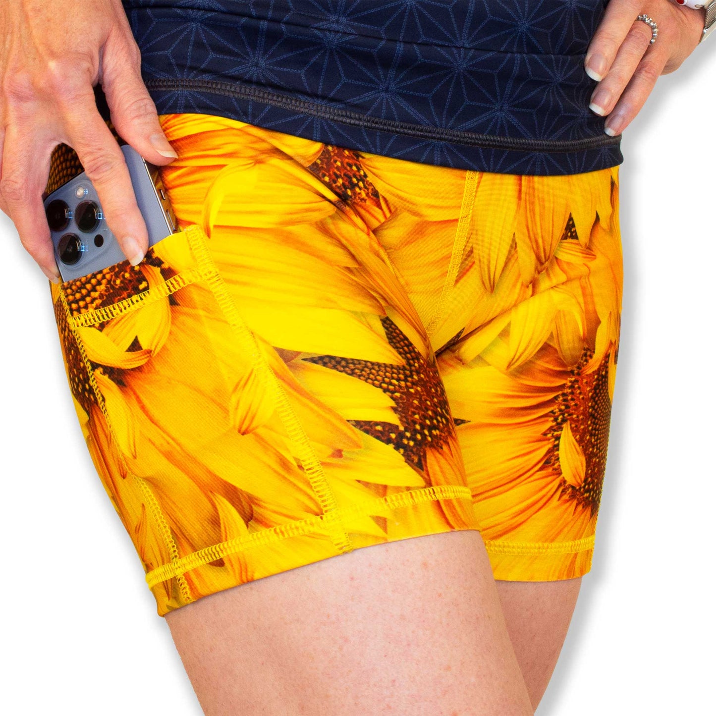 Sunflower 4" Running Shorts