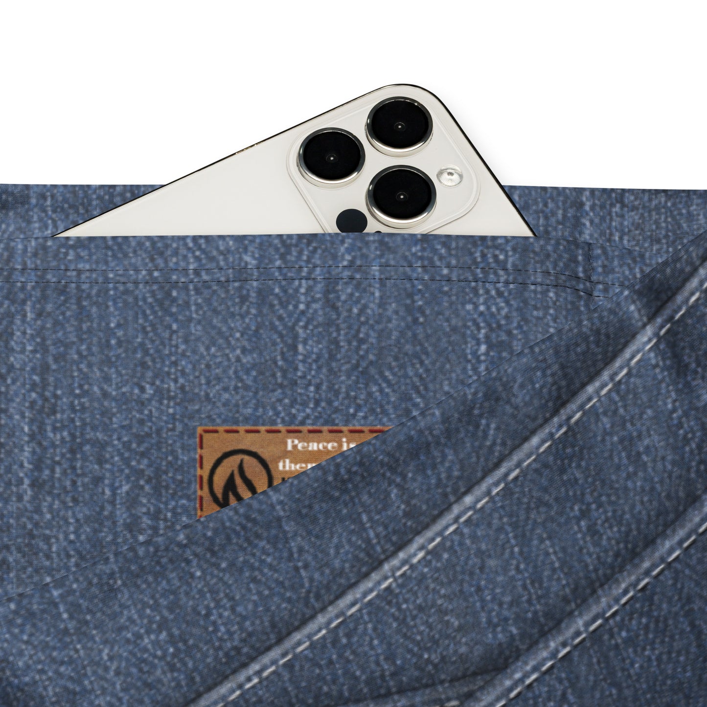 True Blue Denim Yoga Pants w/Pocket