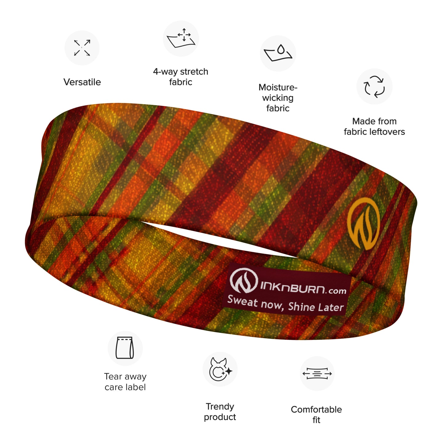 Fall Plaid Headband
