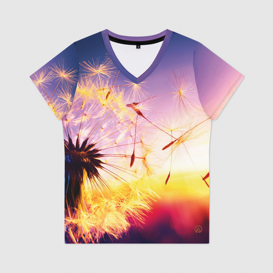 Wish Womens V-Neck T-Shirt