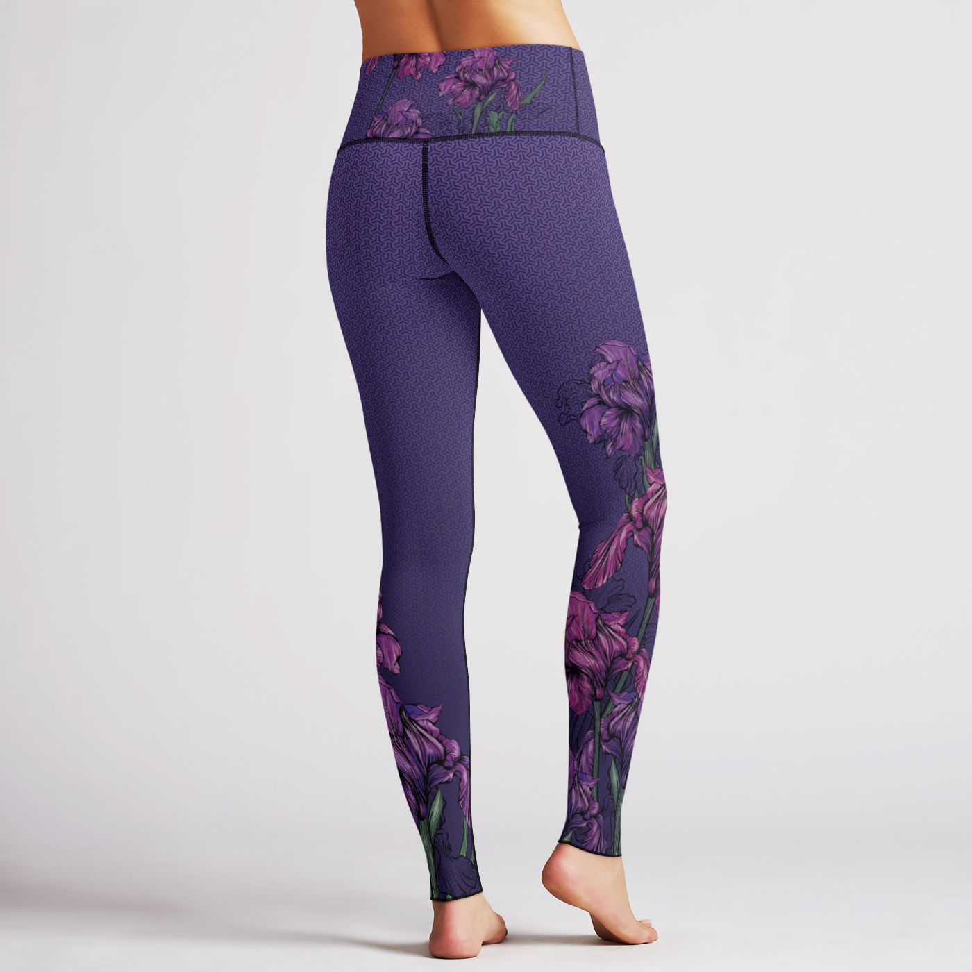 Purple Iris Tights