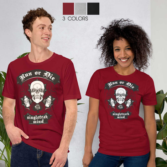 Run or Die™ Unisex Cotton T-Shirt