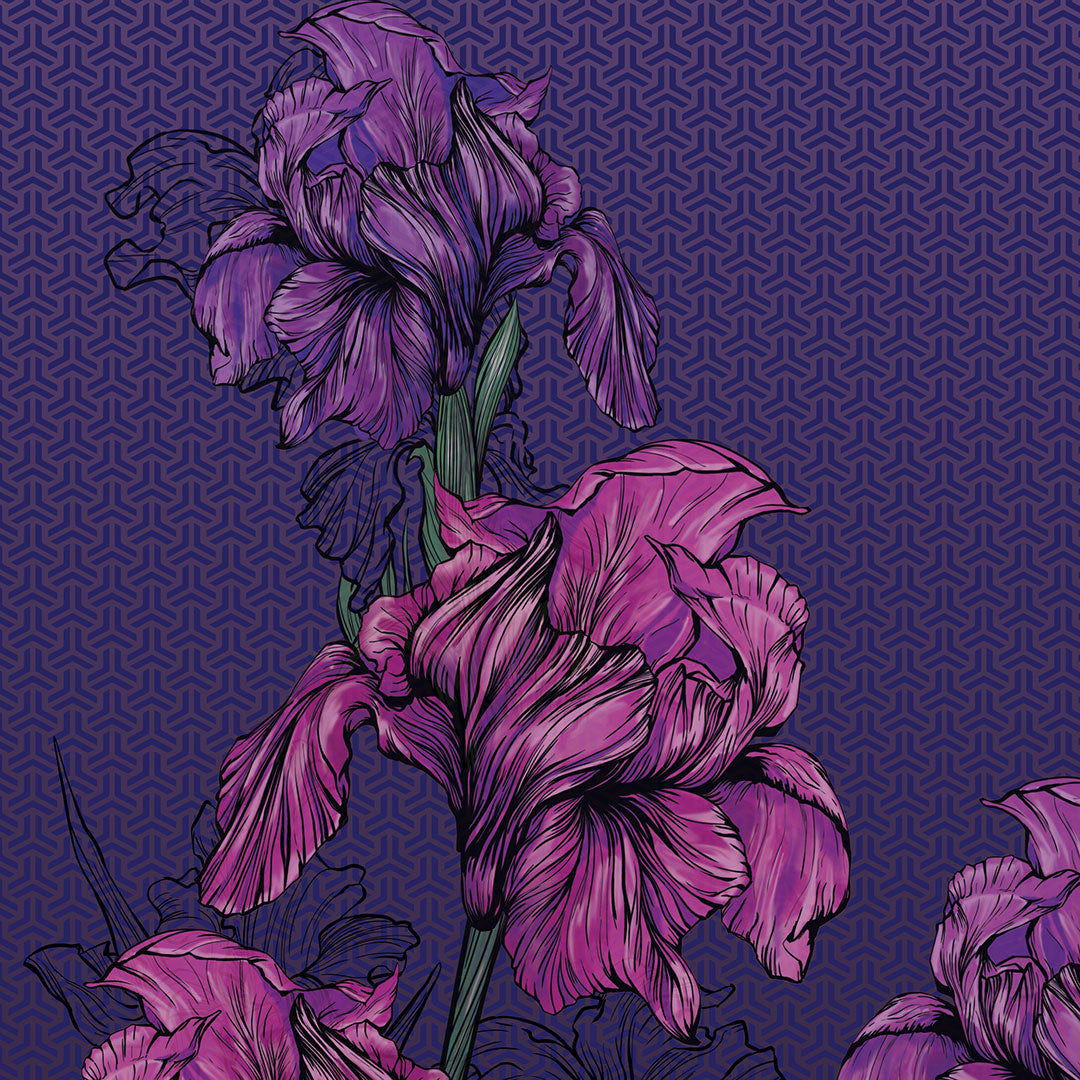 Purple Iris Tights