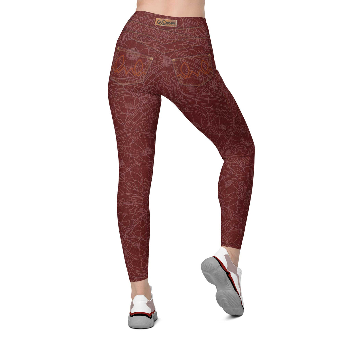 Red Denim Tights