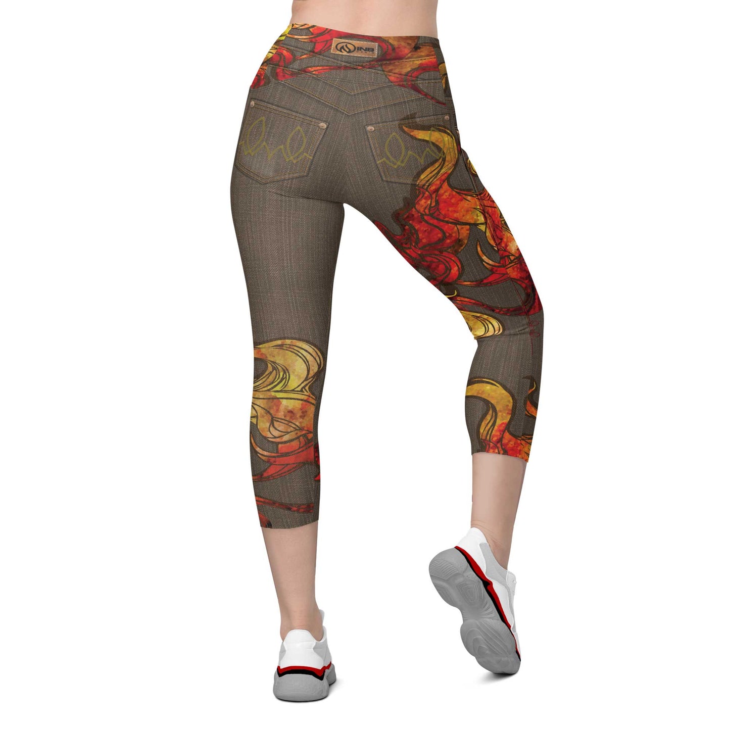 Fire Capris w/ Pockets
