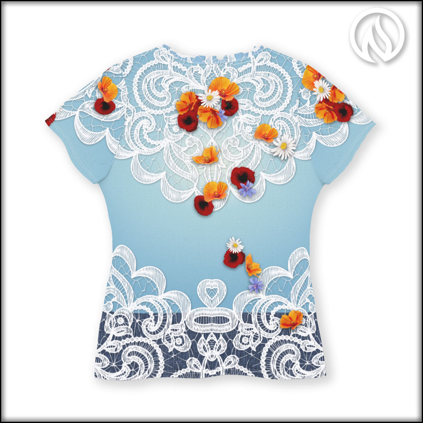 Boho Flowers Scoop T-Shirt