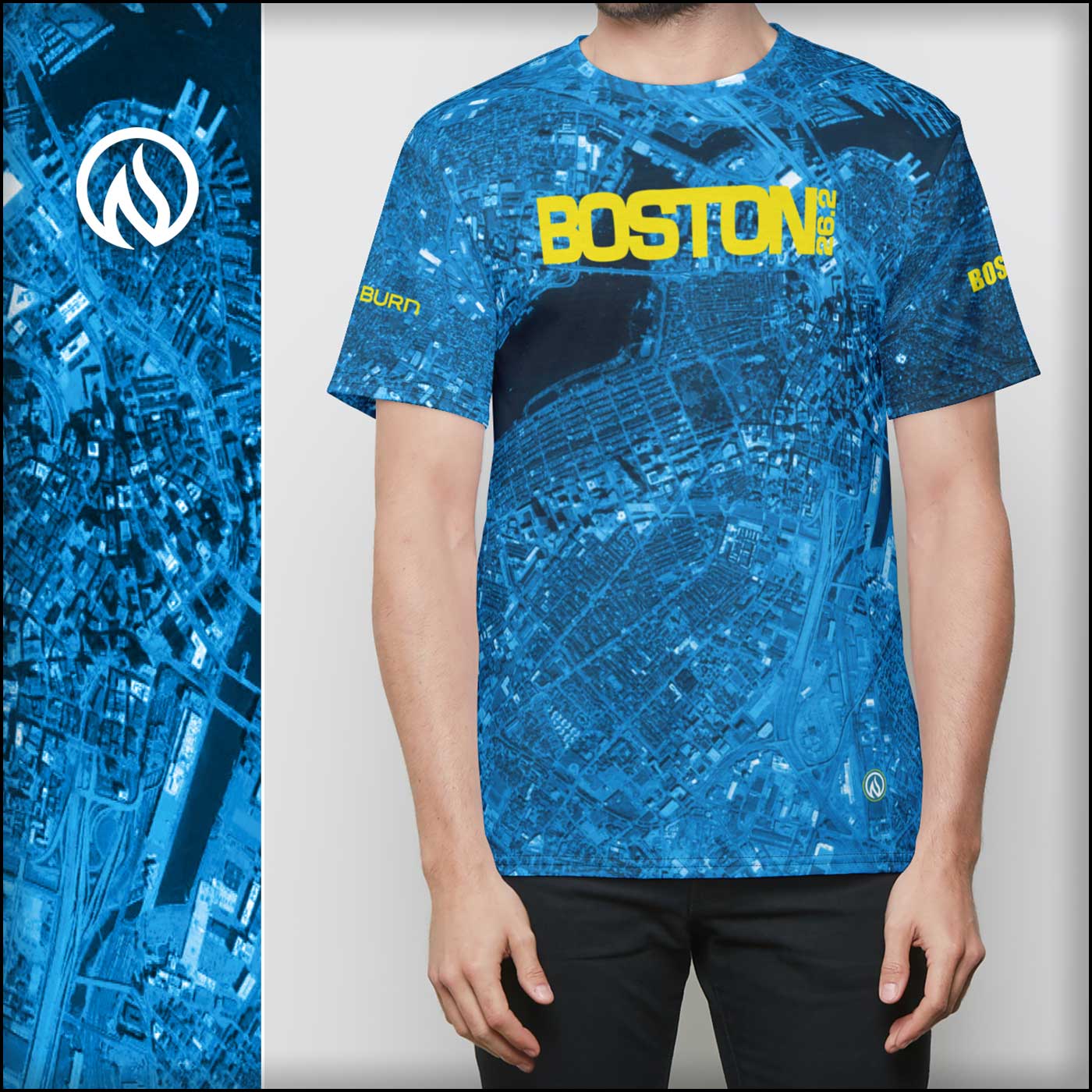 Boston Mens Crewneck T-Shirt