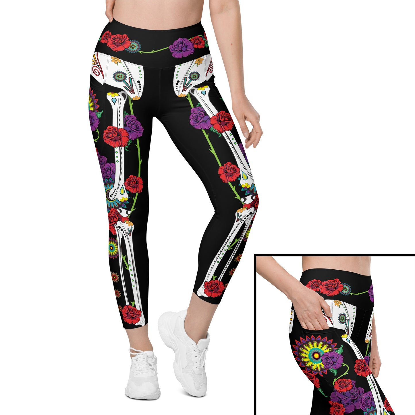 Calavera Tights with Pockets