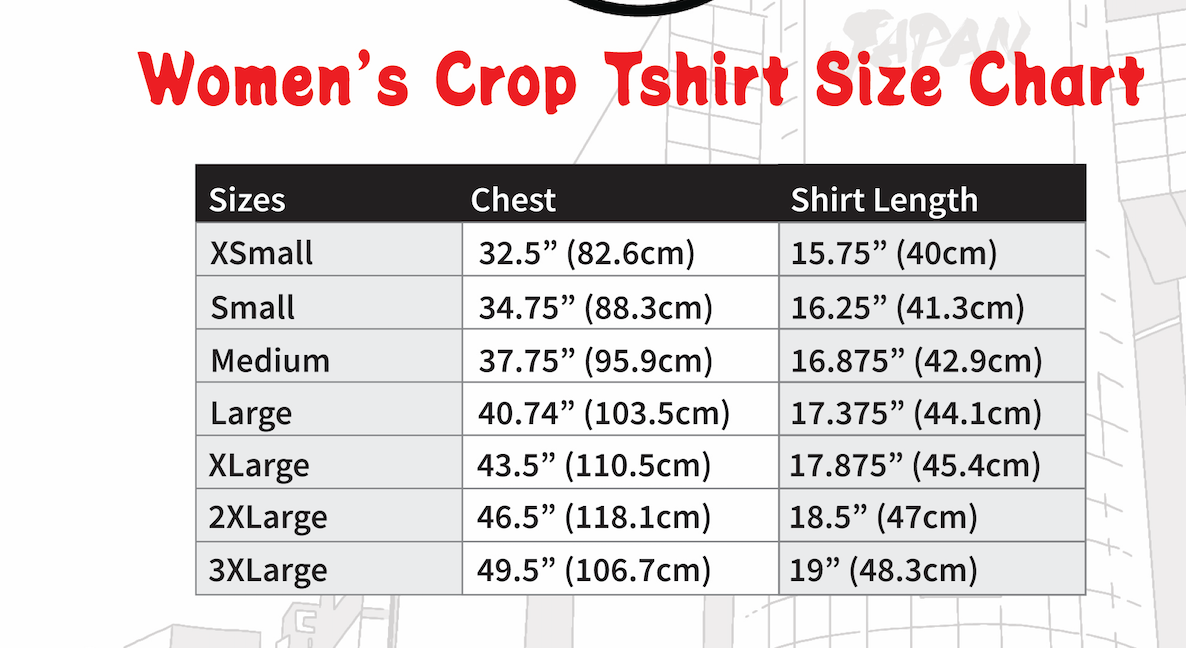 Sakura Womens Crop Tee