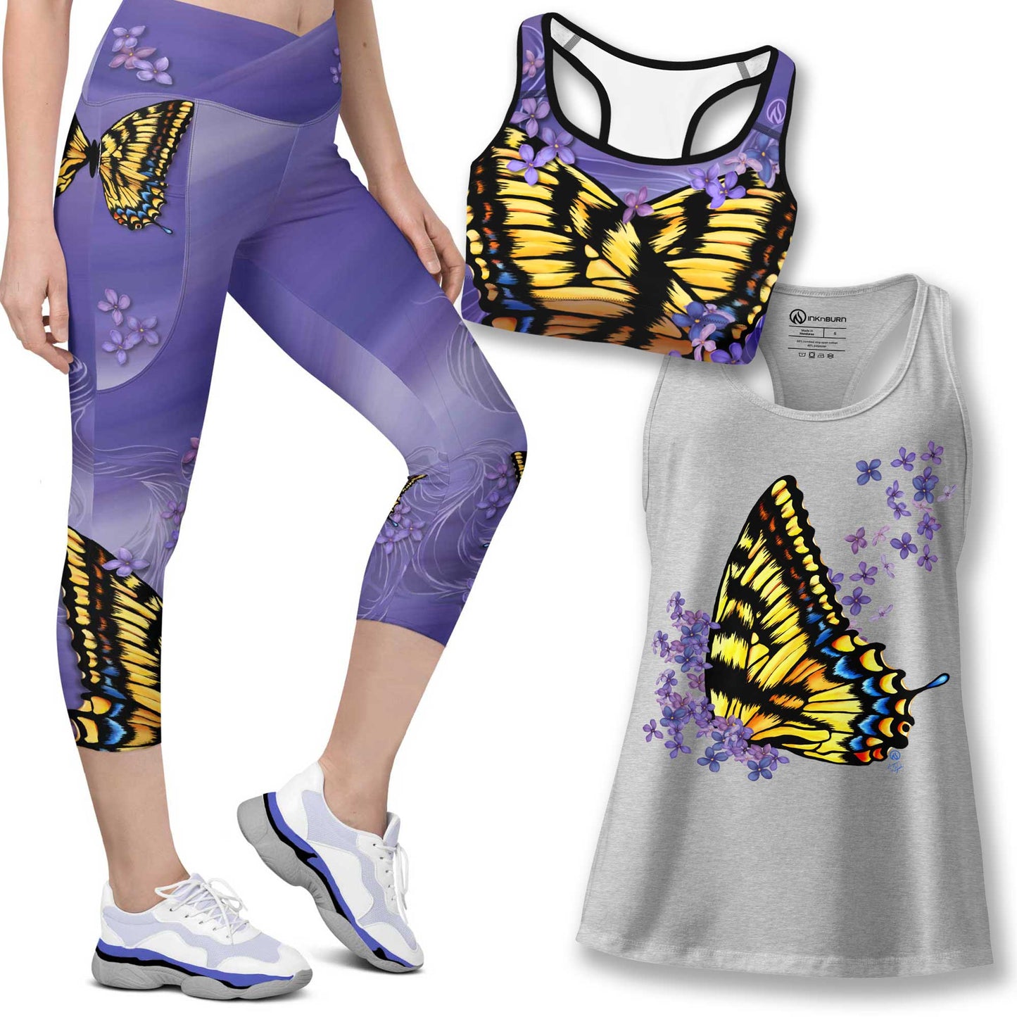 Flutter Racerbank Tank (White, Gray, Cancun)