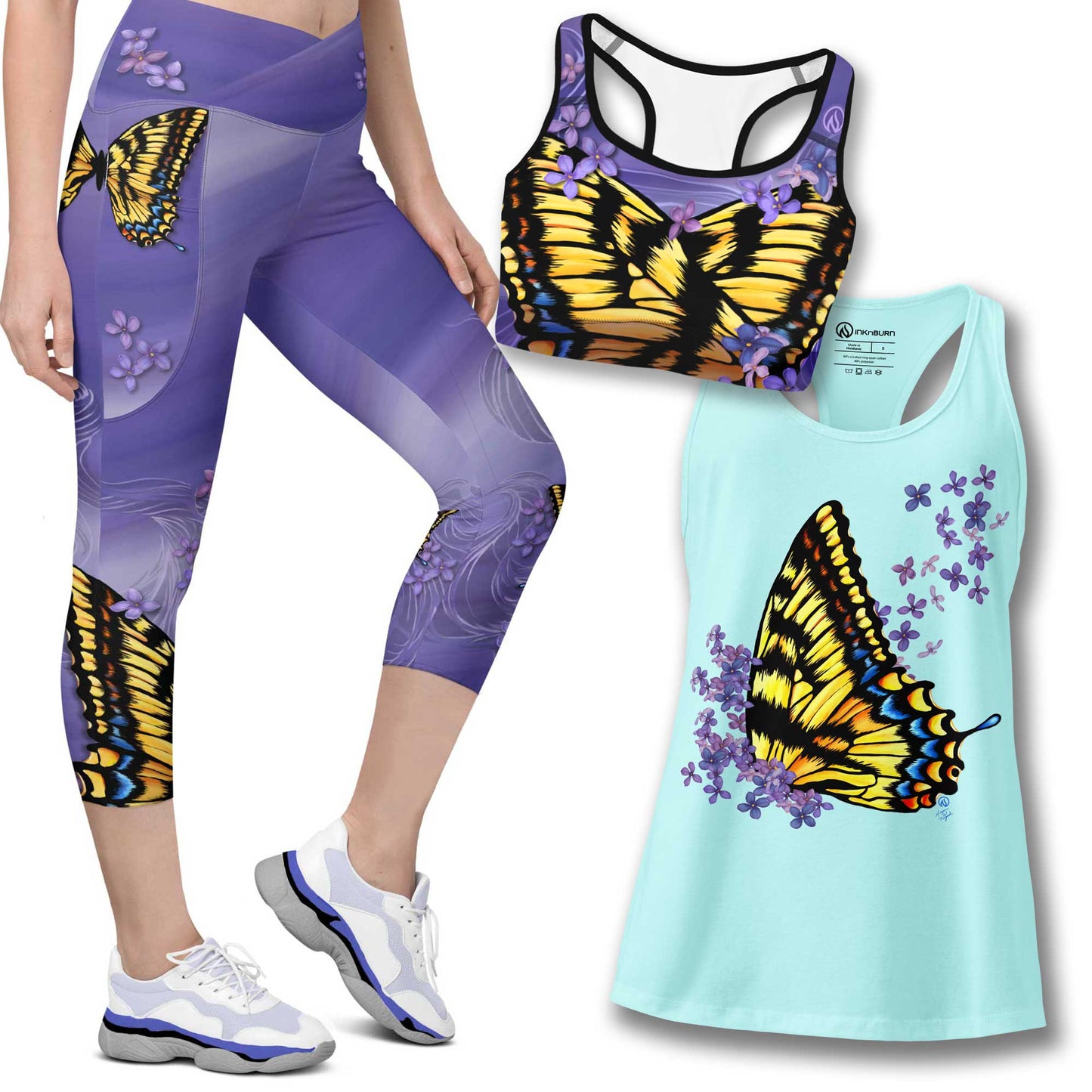 Flutter Racerbank Tank (White, Gray, Cancun)