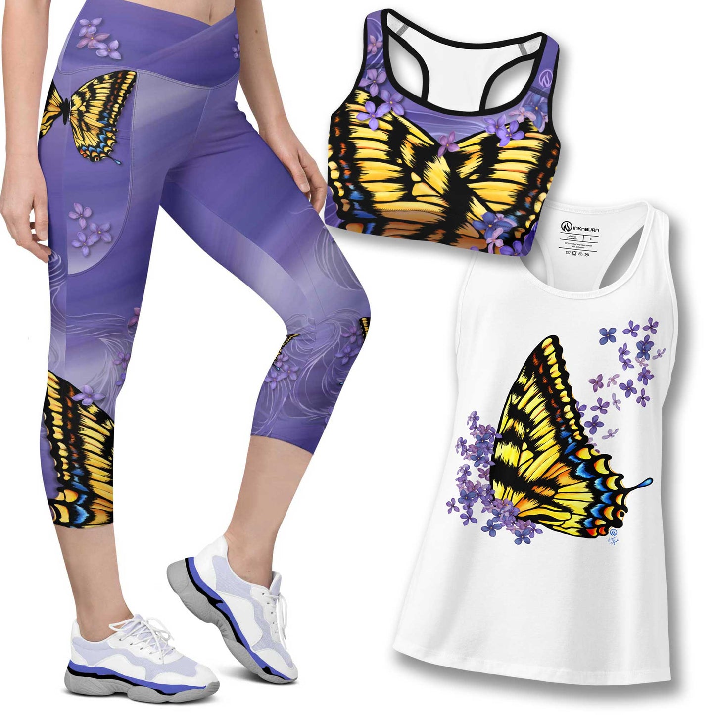 Flutter Racerbank Tank (White, Gray, Cancun)