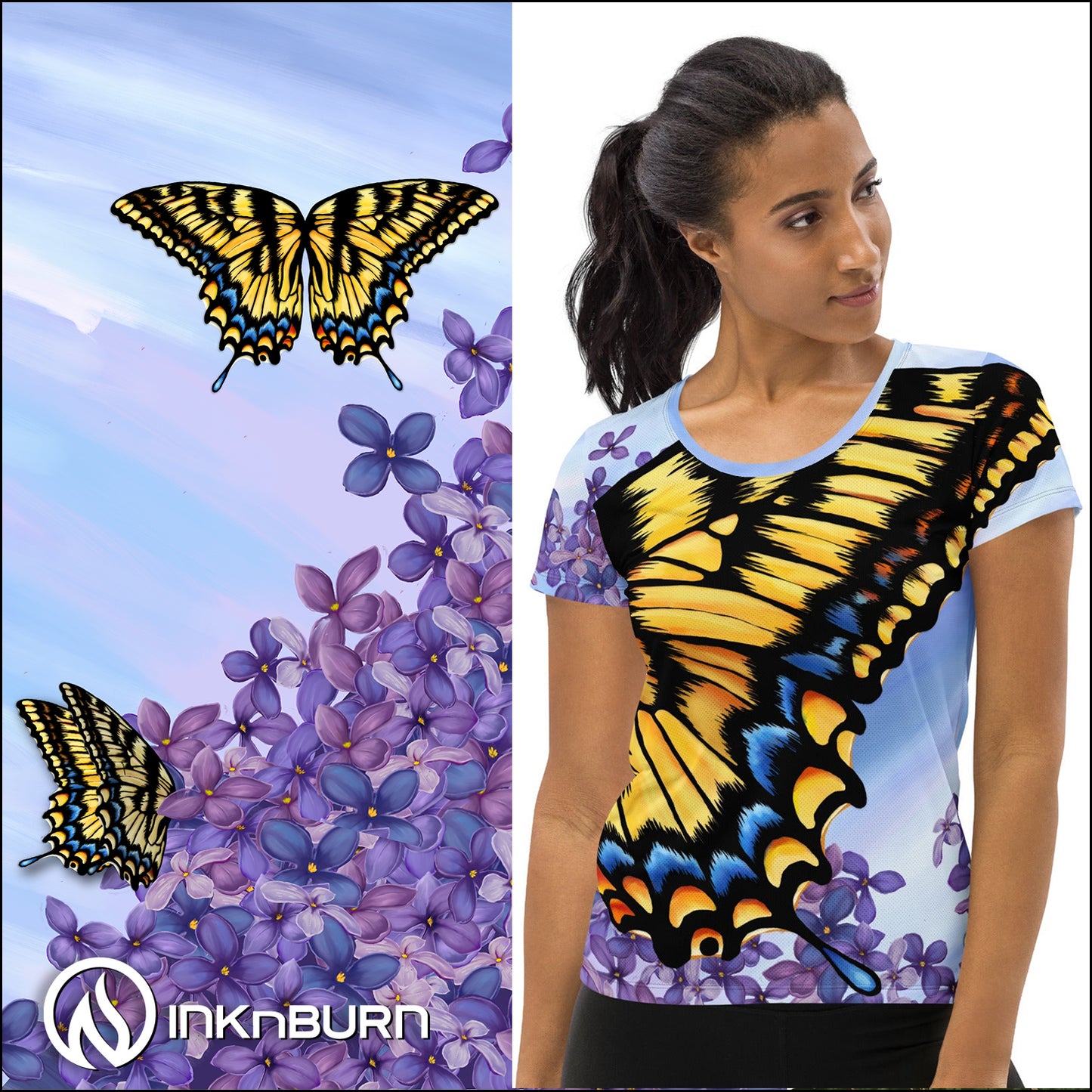 Flutter Scoop Neck Tech