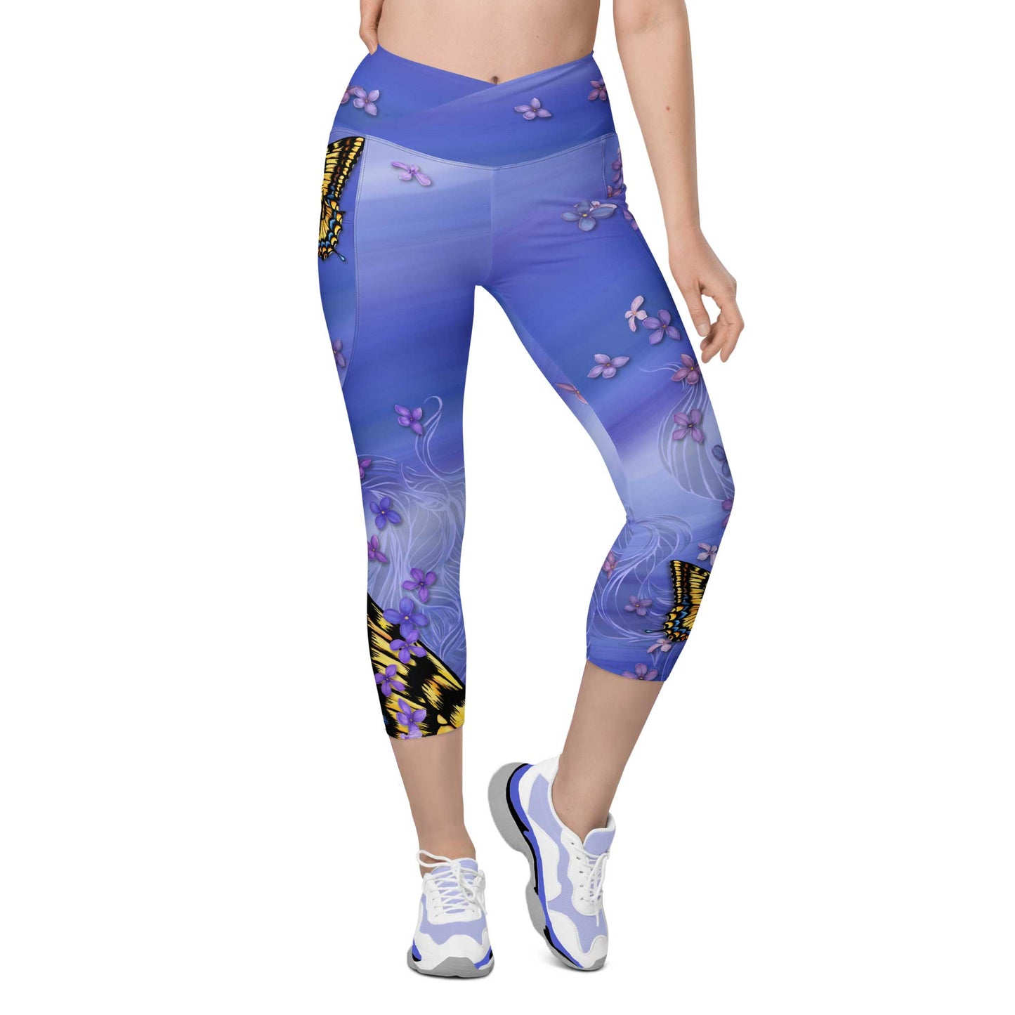 Flutter Capris w/Pockets