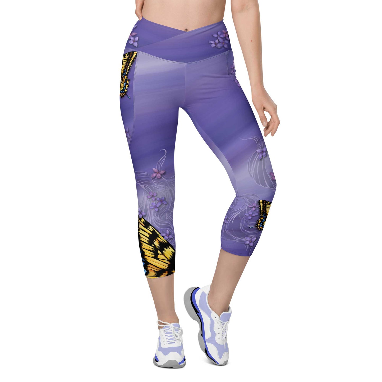 Flutter Capris w/Pockets