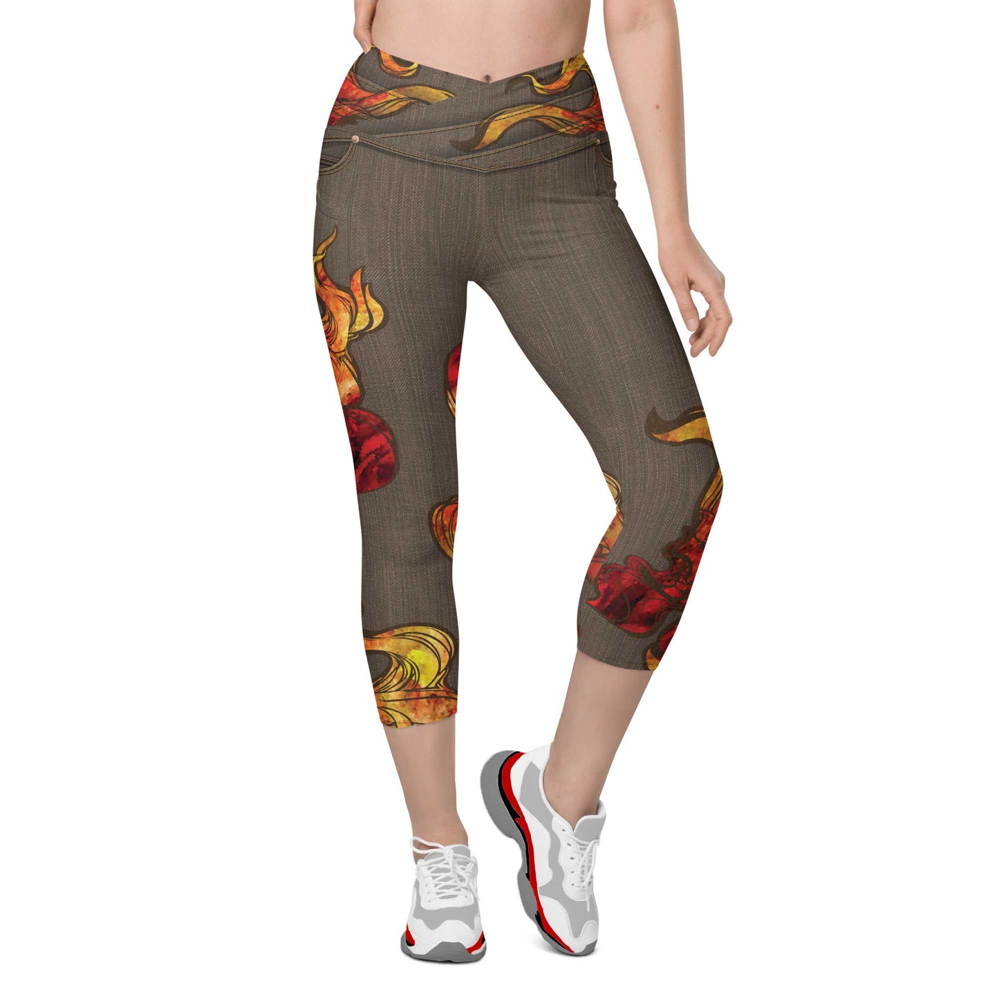 Fire Capris w/ Pockets