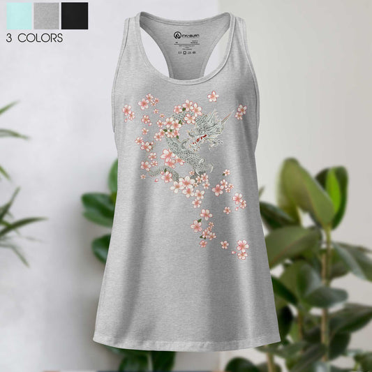 Sakura Dragon Racerback Tank