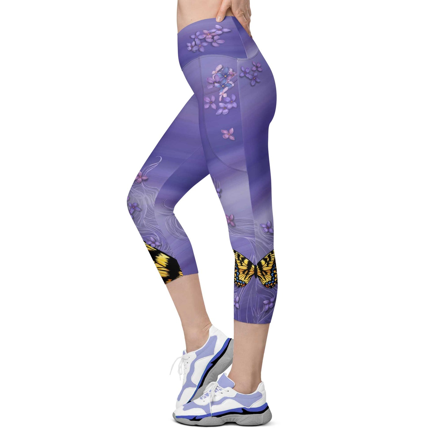 Flutter Capris w/Pockets