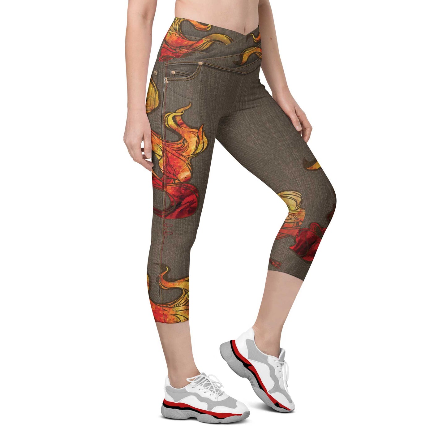 Fire Capris w/ Pockets