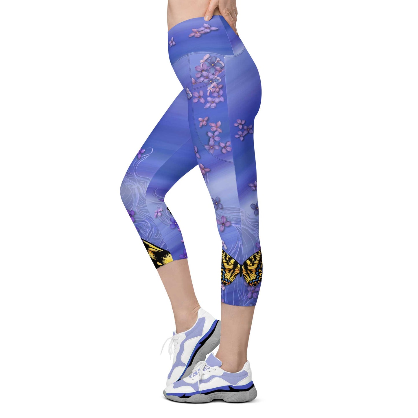 Flutter Capris w/Pockets