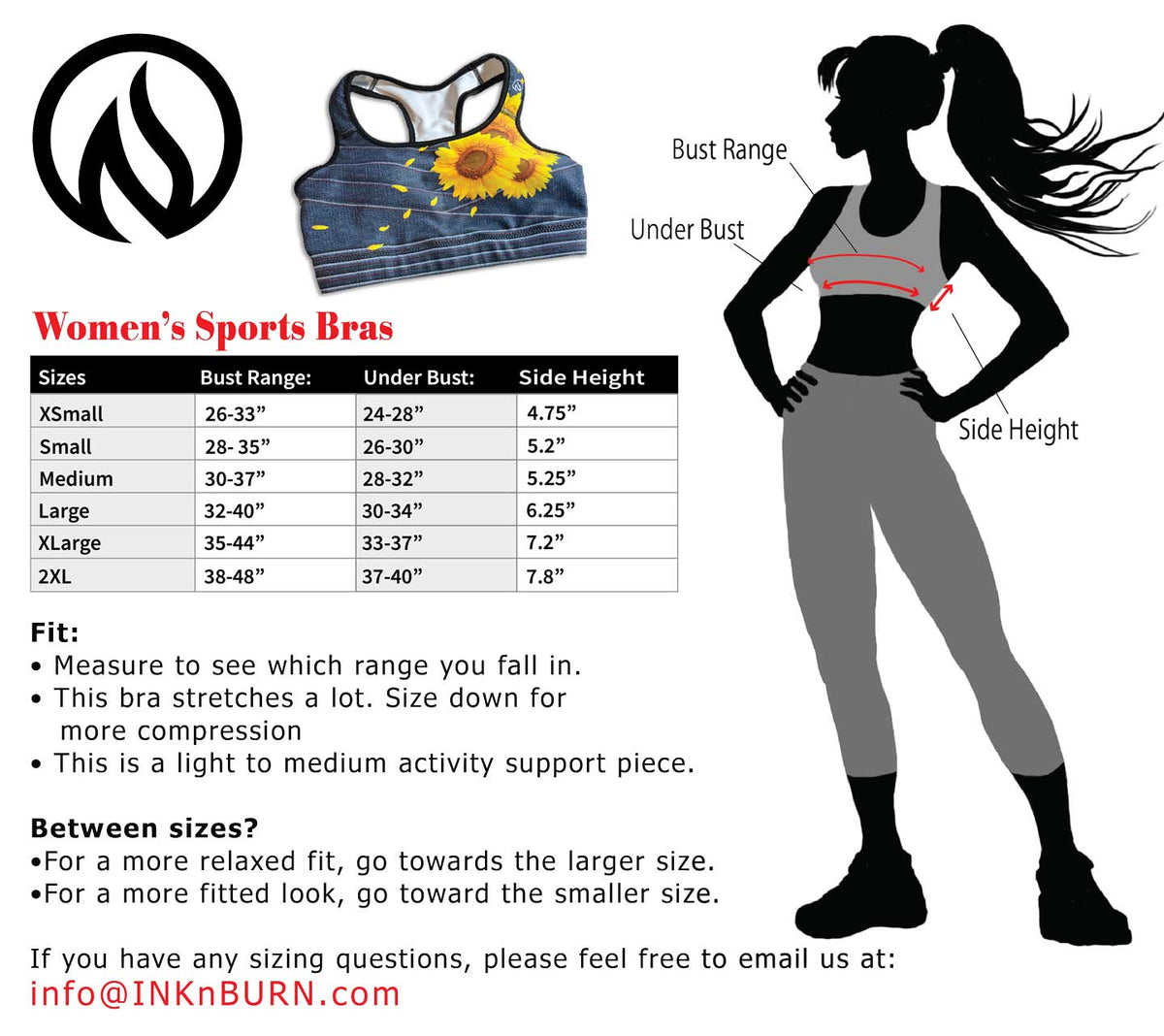 Fire Sports Bra