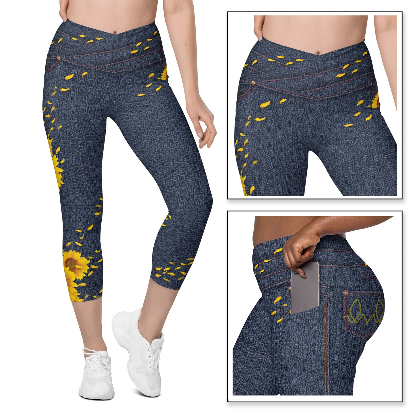 Sunflower Capris w/Pockets