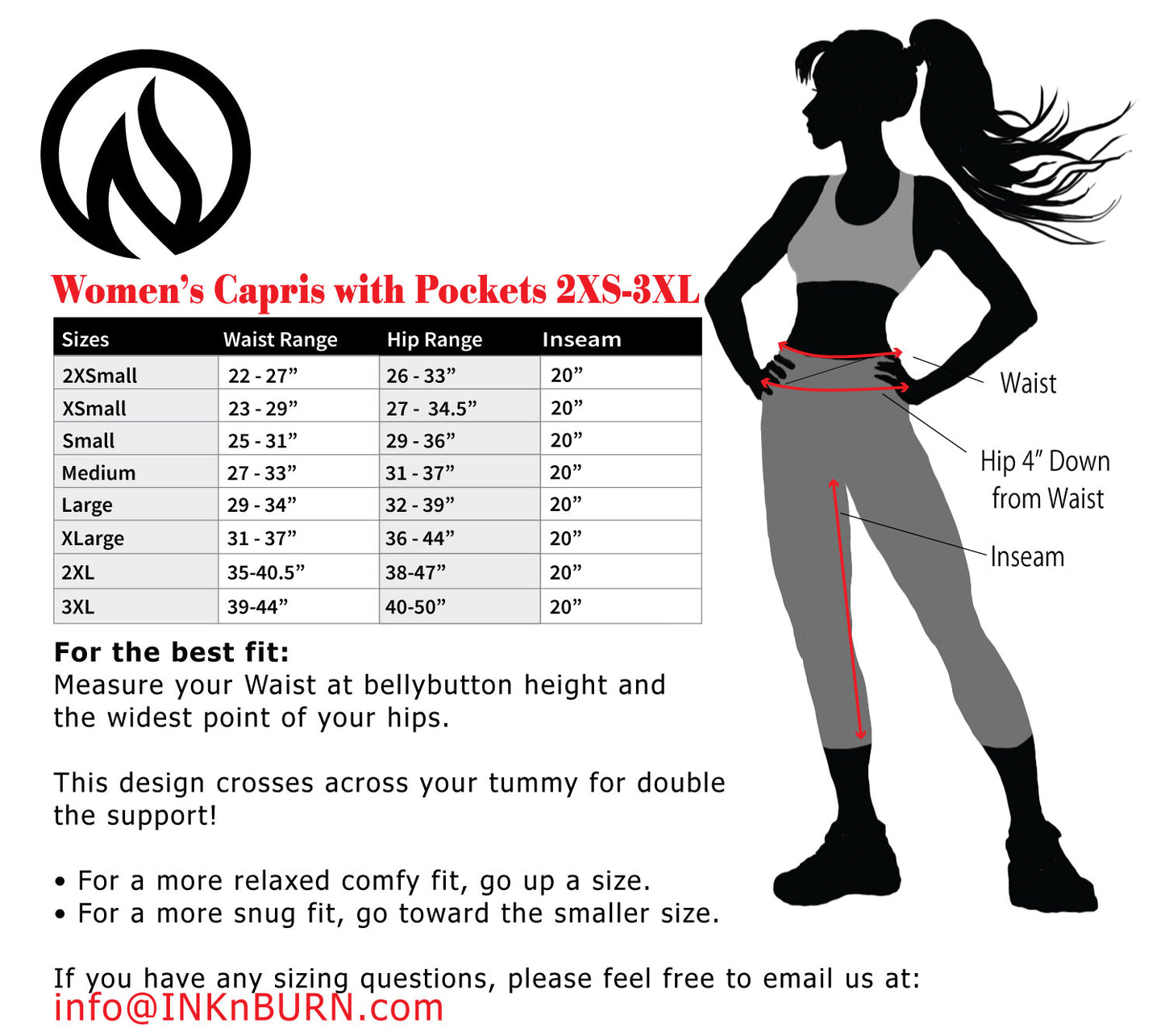 Sakura Rain Capris w/Pockets