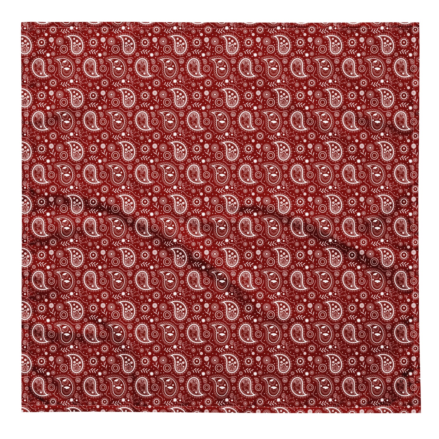 Red Paisley Bandana (3 Sizes)