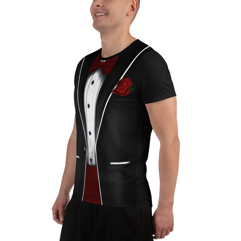 Mens Tuxedo Tech Shirt