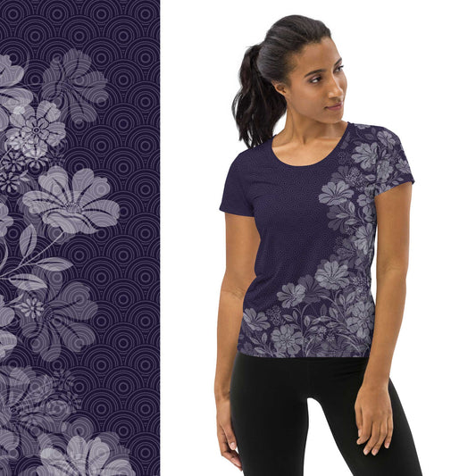 Floral Fade Scoop Neck Tech