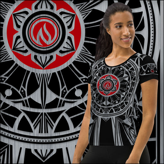 Healing Mandala Scoop Neck Tech