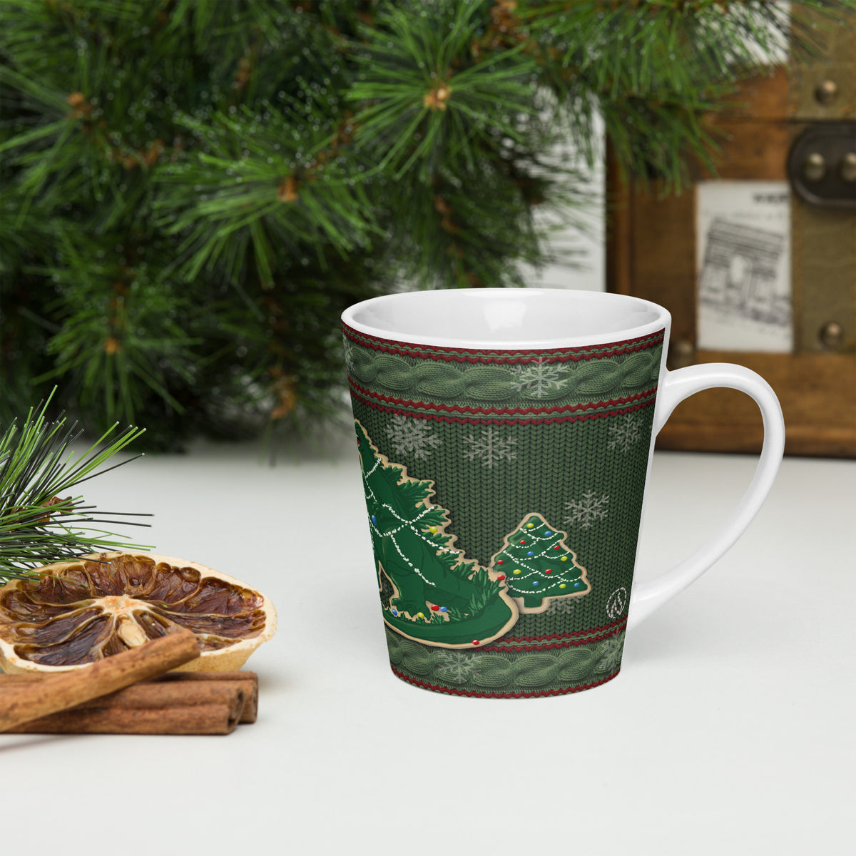 Holiday Cookie Monster Latte Mug