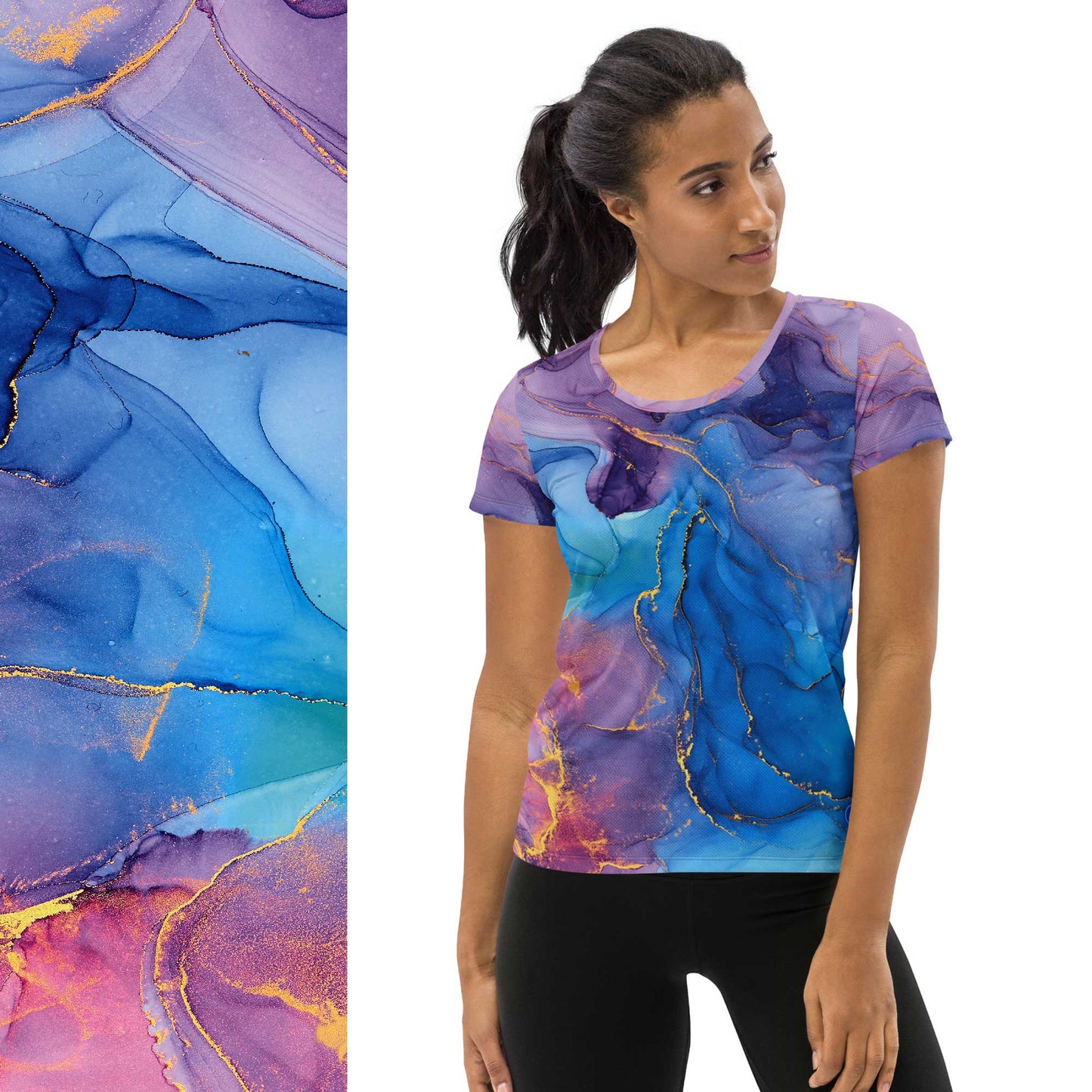 Heart of Gold Scoop Neck Tech