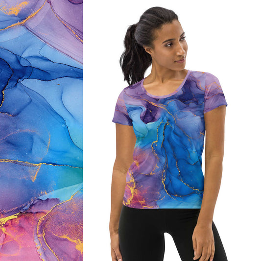 Heart of Gold Scoop Neck Tech