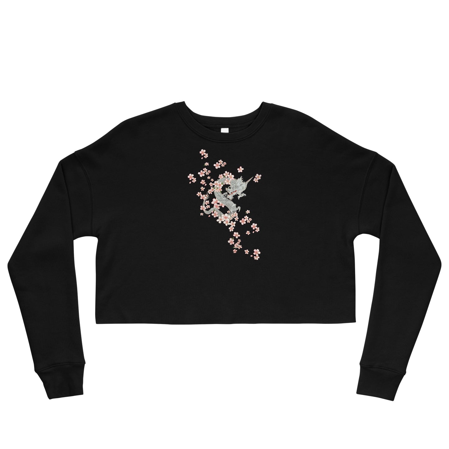 Sakura Dragon Crop Sweatshirt (3 Colors)